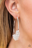 Paparazzi Earring - Bubble-Bursting Bling - White