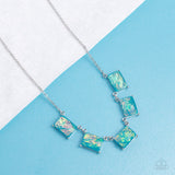 Paparazzi Necklace - Opalescent Oblivion - Blue