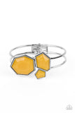 Paparazzi Bracelet - Tourist TRAPEZOID - Yellow
