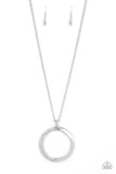 Paparazzi Necklace - Encrusted Elegance - White