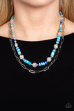 Paparazzi Necklace - Tidal Trendsetter - Blue