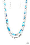 Paparazzi Necklace - Tidal Trendsetter - Blue