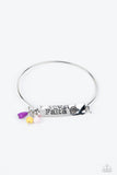 Paparazzi Bracelet - Flirting with Faith - Purple
