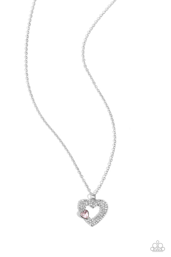 Paparazzi Necklace - Bedazzled Bliss - Pink