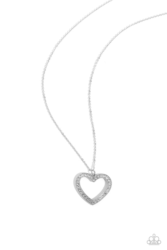 Paparazzi Necklace - Dainty Darling - White