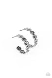 Paparazzi Earring - Floral Fad - Silver