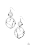 Paparazzi Earring - Enchanting Echo - Silver