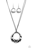 Paparazzi Necklace - Tectonic Treasure - Black