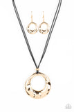 Paparazzi Necklace - Tectonic Treasure - Gold