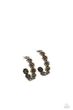 Paparazzi Earring - Floral Fad - Brass