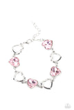 Paparazzi Bracelet - Sentimental Sweethearts - Pink