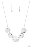 Paparazzi Necklace - Swanky Shimmer - White