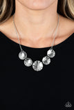 Paparazzi Necklace - Swanky Shimmer - White