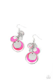 Paparazzi Earring - Saved by the SHELL - Pink