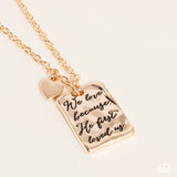 Paparazzi Necklace - Divine Devotion - Gold