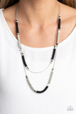 Paparazzi Necklace - Caviar Chic - Black