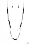Paparazzi Necklace - Caviar Chic - Black