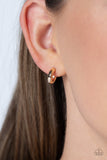 Paparazzi Earring - Catwalk Curls - Gold