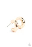 Paparazzi Earring - Catwalk Curls - Gold