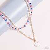 Paparazzi Necklace - High School Reunion - Blue