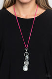Paparazzi Necklace - Casanova Clique - Pink