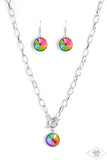 Paparazzi Necklace - She Sparkles On - Multi