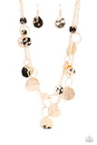 Paparazzi Necklace - Hammered Horizons - Gold