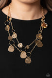 Paparazzi Necklace - Hammered Horizons - Gold