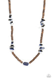 Paparazzi Necklace - Stony Survivor - Blue
