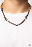 Paparazzi Necklace - Stony Survivor - Blue