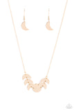 Paparazzi Necklace - LUNAR Has It - Gold