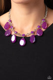 Paparazzi Necklace - Maldives Mural - Purple