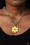 Paparazzi Necklace - Dazzling Dahlia - Yellow