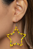 Paparazzi Earring - Confetti Craze - Yellow
