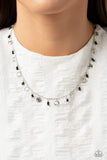 Paparazzi Necklace - Sand Dollar Sass - Black