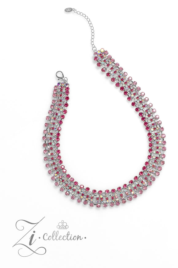 Paparazzi Zi Necklace - Flirtatious - Pink