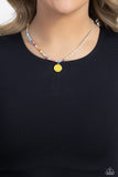 Paparazzi Necklace - Smiling Showdown - Yellow