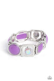 Paparazzi Bracelet - Majestic Mashup - Purple