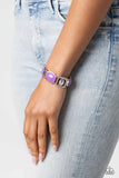 Paparazzi Bracelet - Majestic Mashup - Purple
