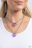 Paparazzi Necklace - Layered Love - Purple