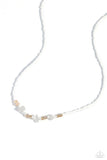 Paparazzi Necklace - Naturally Notorious - White