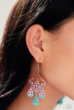 Paparazzi Earring - Chandelier Command - Multi