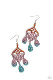 Paparazzi Earring - Chandelier Command - Multi