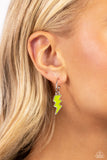 Paparazzi Earring - Lightning Limit - Green