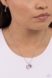 Paparazzi Necklace - Devoted Delicacy - Pink
