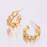 Paparazzi Earring - Casual Confidence - Gold