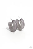 Paparazzi Earring - Acrylic Acclaim - Silver
