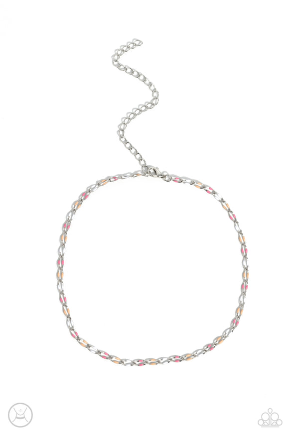 Paparazzi Necklace - Admirable Accents - Pink