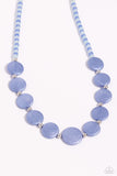 Paparazzi Necklace - Scratched Showtime - Blue