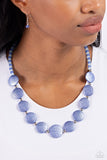 Paparazzi Necklace - Scratched Showtime - Blue
